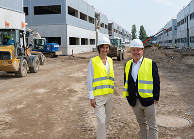 Baustelle in Hannover